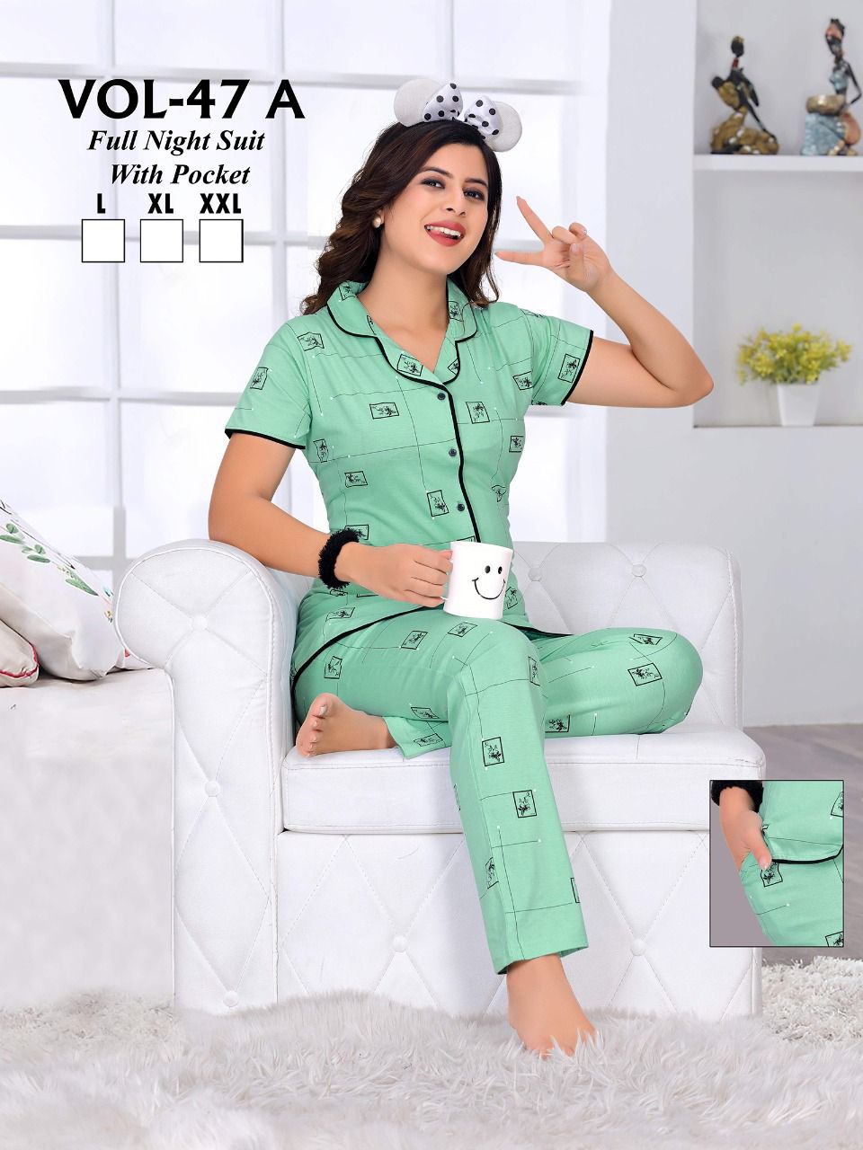 Ft C Ns 47 Shinker Daily Wear Hosiery Wholesale Night Suits Collection